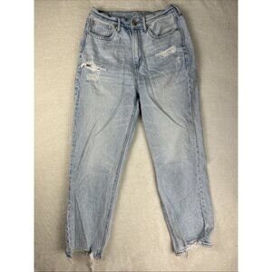 AMERICAN EAGLE Jeans Womens Size 8 Regular Distressed Highest Rise 90s Boyfriend